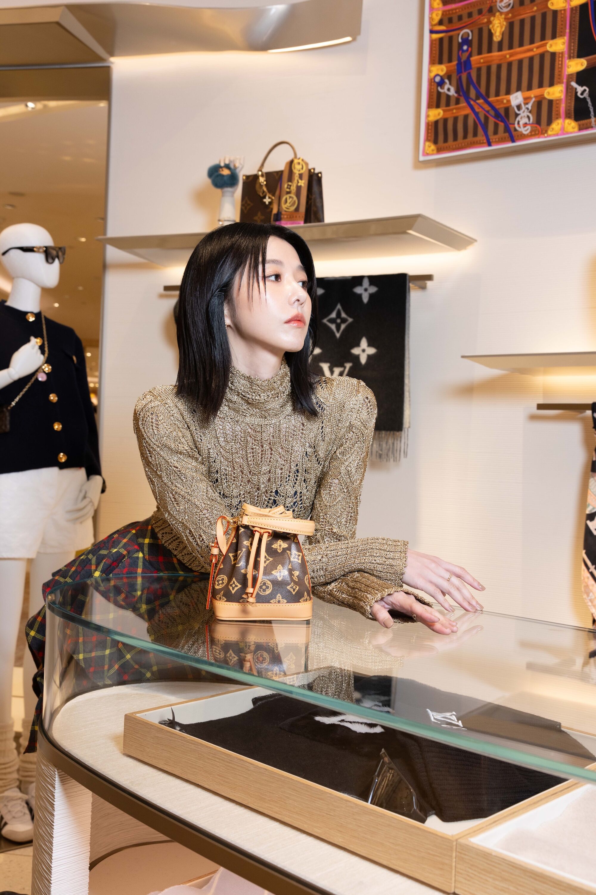 ▲LV 130周年。林奕嵐、邵雨薇、王淨、隋棠、范少勳（圖／品牌提供）