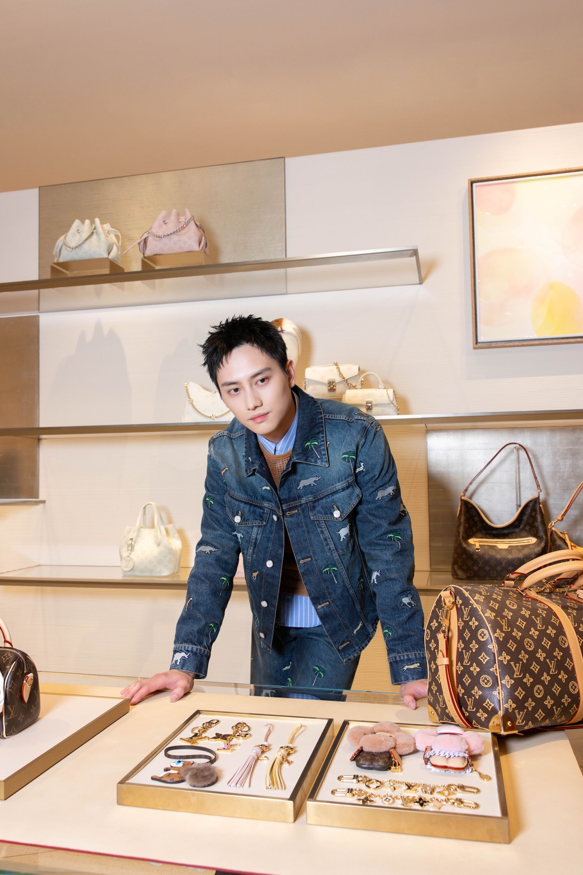 ▲LV 130周年。林奕嵐、邵雨薇、王淨、隋棠、范少勳（圖／品牌提供）