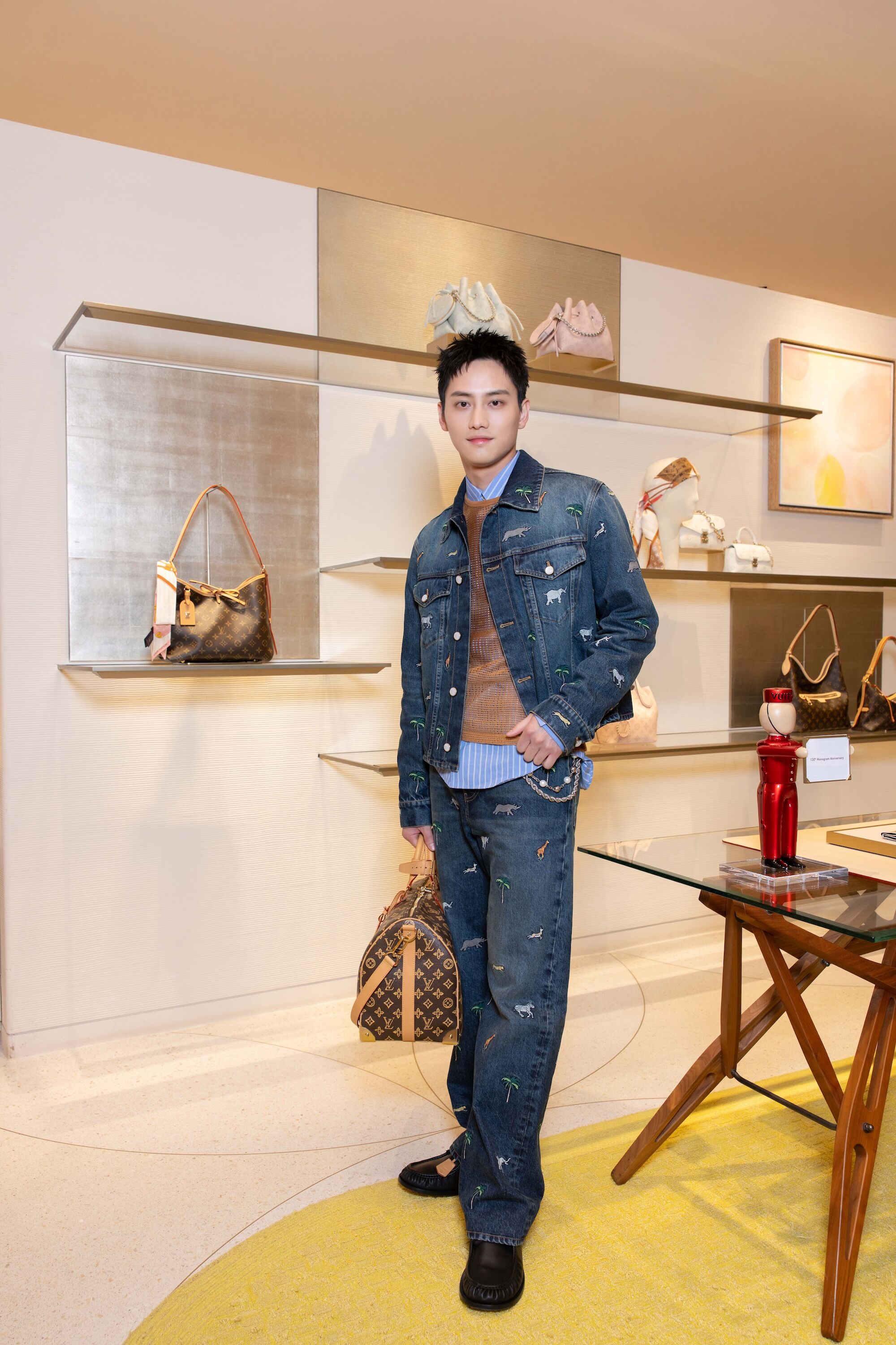 ▲LV 130周年。林奕嵐、邵雨薇、王淨、隋棠、范少勳（圖／品牌提供）