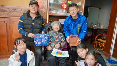 新北金山學童陪伴獨居長輩　區長劉昌松：跨世代關懷延續