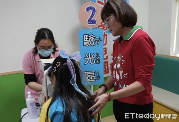 ▲雲林縣政府攜手國健署及眼科醫療院所，啟動學齡前兒童入園視力篩檢計畫。（圖／記者游瓊華翻攝）