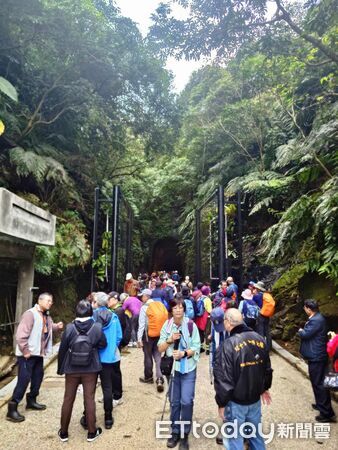 ▲基隆劉銘傳隧道參觀熱潮湧現。（圖／記者郭世賢翻攝）
