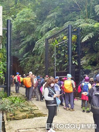 ▲基隆劉銘傳隧道參觀熱潮湧現。（圖／記者郭世賢翻攝）