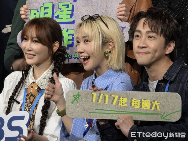 陳漢典(右起)與Lulu跟曾莞婷。（圖／記者葉文正攝）