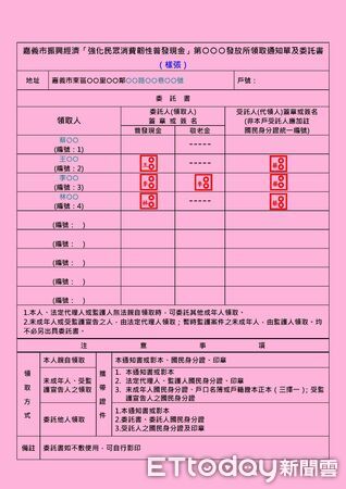 ▲▼ 嘉義市振興經濟普發現金6000元及老人春節禮金1000元 領取注意事項 。（圖／嘉義市政府提供）