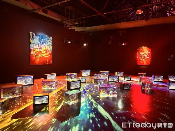 ▲▼《蜷川實花展 with EiM：彼岸之光，此岸之影》將於1月17日至4月19日在台北華山展出。（圖／記者林育綾攝）