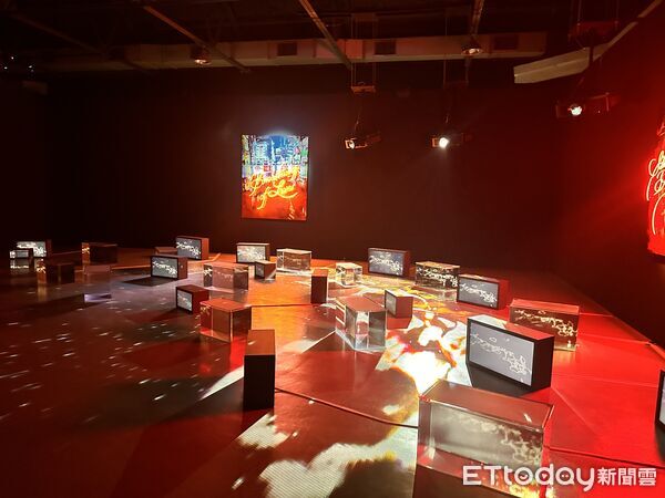 ▲▼《蜷川實花展 with EiM：彼岸之光，此岸之影》將於1月17日至4月19日在台北華山展出。（圖／記者林育綾攝）