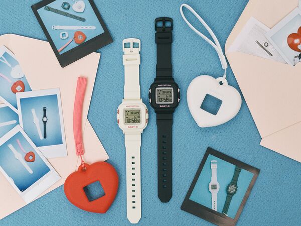 BABY-G直白示愛　撞色錶變身愛心吊飾