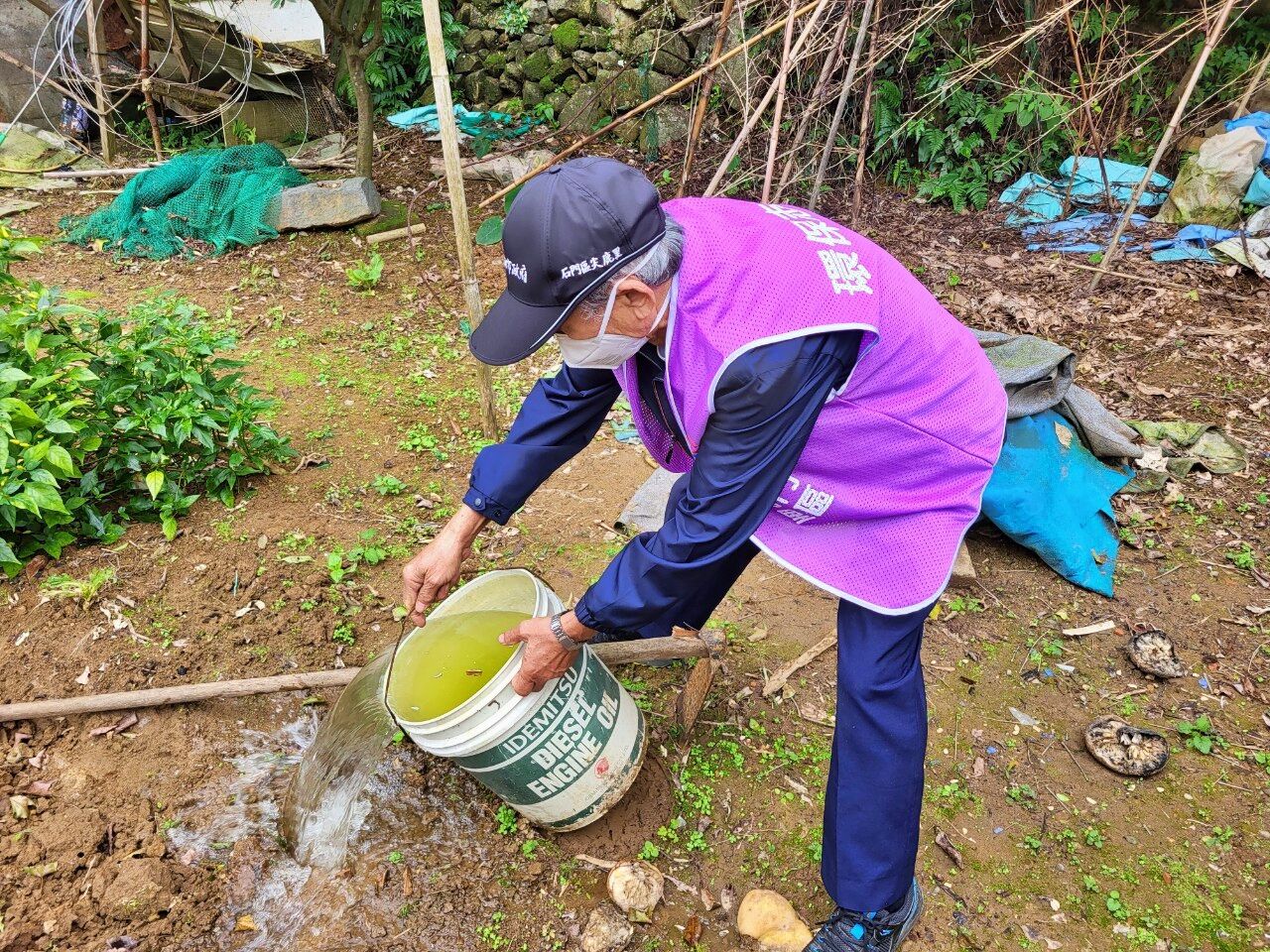 ▲新北石門區率先打造乾淨迎新春。（圖／新北市環保局提供）