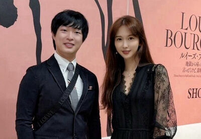 林志玲與年輕男子現身日本看展　男方身分曝光「是台灣星二代」！