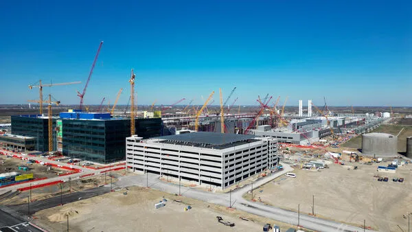 ▲▼三星電子位於美國德州泰勒市（Taylor）的半導體晶圓廠。（圖／達志影像）