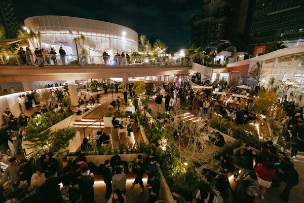 ▲台中PARK2「餐酒中島」新亮相，冬日音樂公園市2日限定。（圖／勤美集團提供）