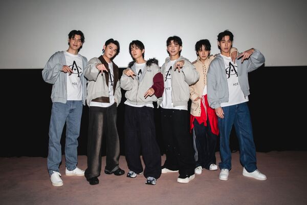 ▲《男公館》主演群張立昂、陳奕、吳思賢（小樂）、周予天、羅宏正、石知田全體出動，現身粉絲見面會。（圖／《男公館》提供）