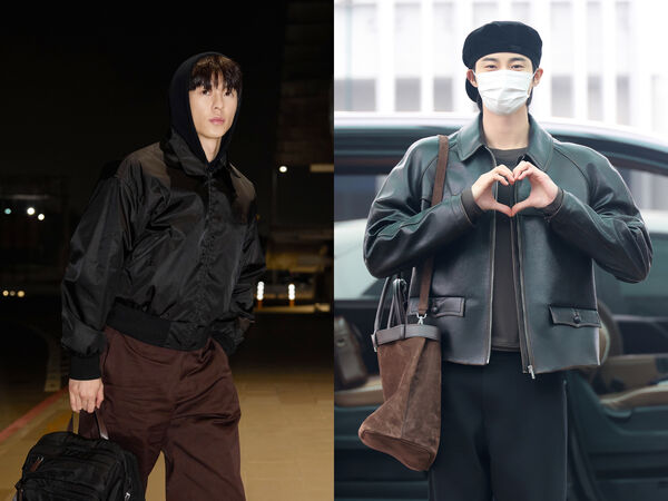 許光漢、邊佑錫雙男神飛米蘭看Prada秀！黑色系機場穿搭搶先帥一波　