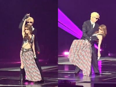 王鶴棣、趙露思貼身熱舞！　澳門演唱會火辣合體「牽手公主抱」