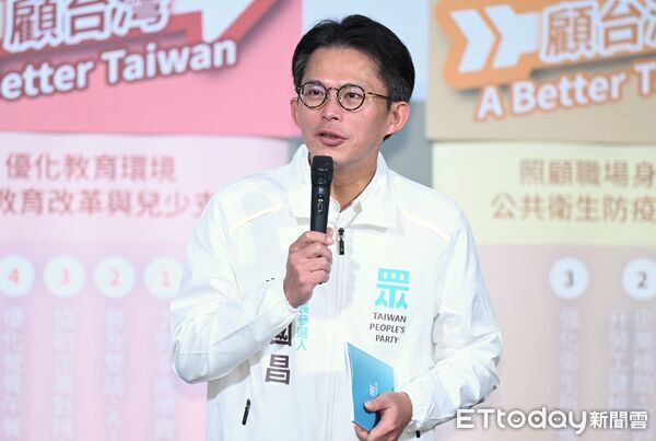 ▼黃國昌出席【民眾的事，我們的事】民眾黨2026共同政策綱領記者會。（圖／記者周宸亘攝）