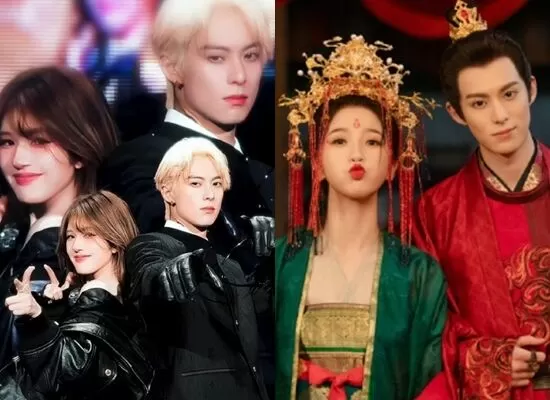 ▲王鶴棣演唱會3細節惹火CP粉。（圖／翻攝自微博）