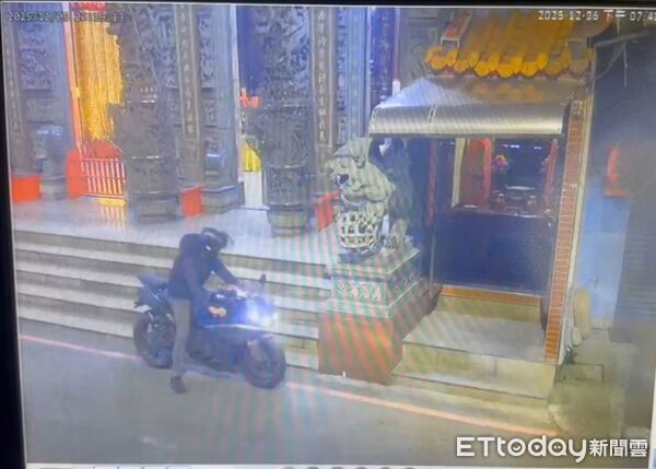 ▲▼彰化市有250多年歷史的彰山宮5日發生竊案。（圖／記者唐詠絮翻攝）