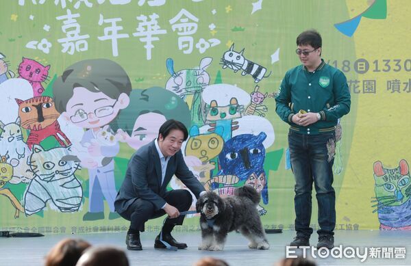 ▲▼民進黨主席賴清德出席「2026信賴汪汪喵喵嘉年華會」-賴清德。（圖／記者周宸亘攝）