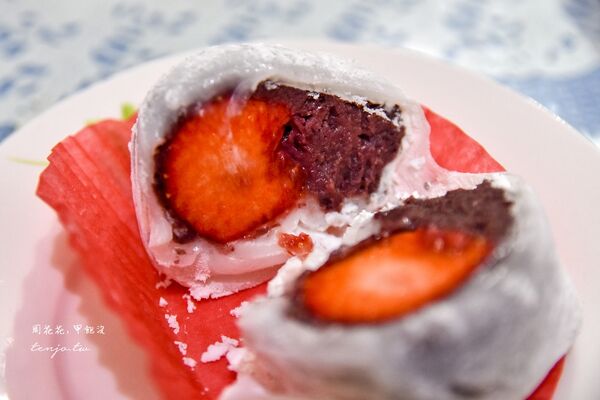 ▲▼排隊預訂才吃得到人氣草莓大福。（圖／部落客周花花提供）