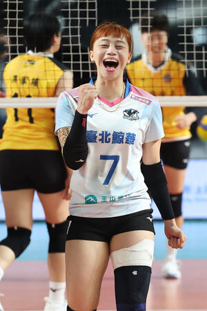 ▲鯨華女排主攻手林書荷。（圖／企業排球提供）