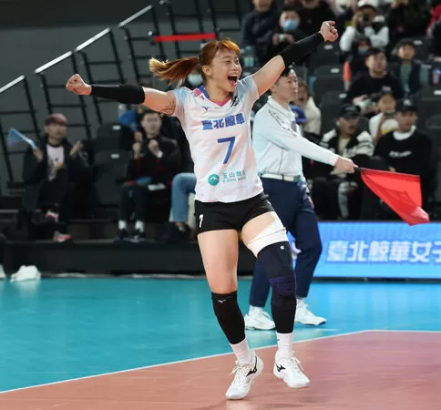 ▲鯨華女排主攻手林書荷。（圖／企業排球提供）