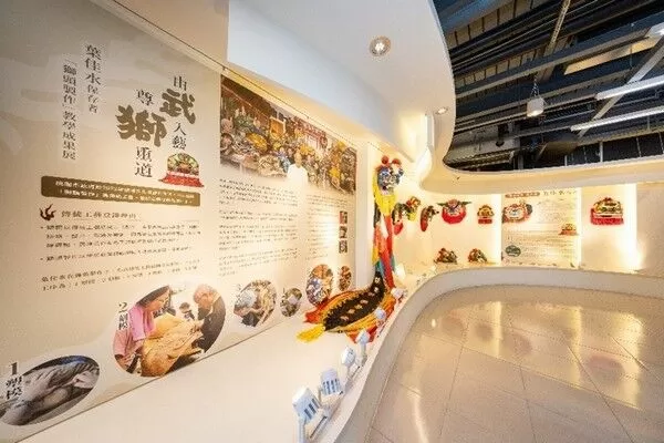 ▲桃園葉佳水藝師「獅頭製作」教學成果展延長展期