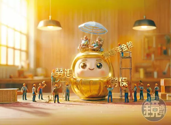 變額年金險進入年金給付後，能提供不中斷的現金流，可做為勞保和勞退以外的安穩退休金來源。（AI繪圖FREEPIK生成，本刊美術組後製）