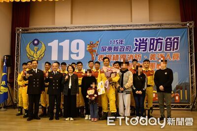 6歲小沂光復堰塞湖潰堤受困1天　幸運獲救現身向屏東勇消致敬