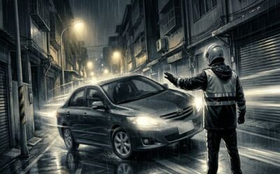 無視公權力！新北男巷弄拒檢「強行衝關」　撞警代價曝