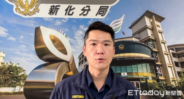 ▲台南新化區檳榔攤18日下午遭歹徒持刀強盜，警方8小時內迅速破案拘提吳嫌到案依法送辦。（記者林東良翻攝，下同）