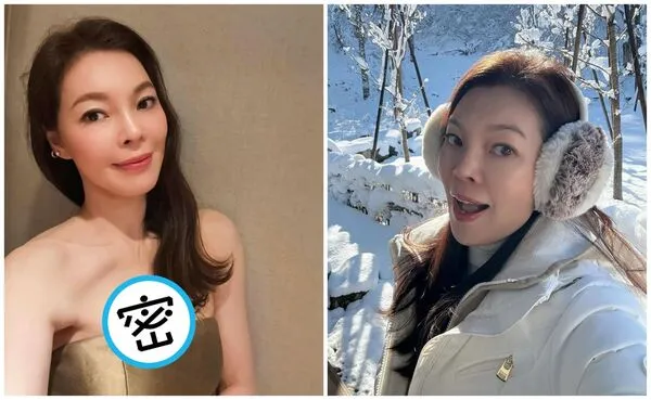 曾馨瑩分享穿晚禮服的自拍照（左圖），小秀性感。（翻攝hsin_ying_tseng IG）