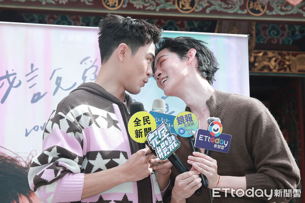 ▲▼夏和熙、楊翹碩 BL直式影集《我說愛你是真的》媒體茶敘。（圖／記者周宸亘攝）