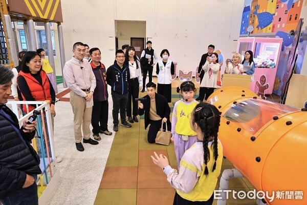 ▲基隆七堵室內兒童樂園「大童區」開幕。（圖／記者郭世賢翻攝）