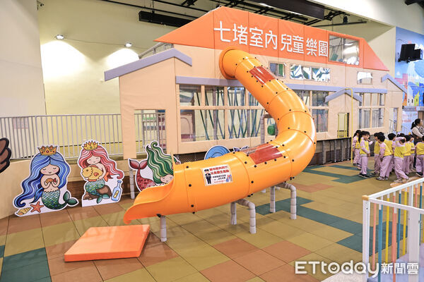 ▲基隆七堵室內兒童樂園「大童區」開幕。（圖／記者郭世賢翻攝）