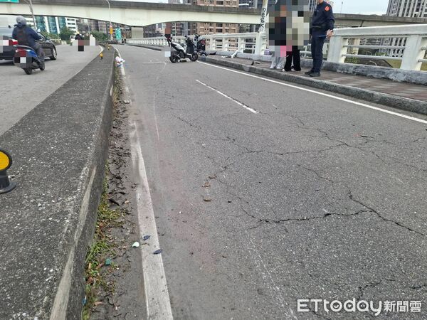 ▲李男騎乘機車時疑似未注意車況，追撞前方許女，許女送醫不治。（圖／記者陳以昇翻攝）