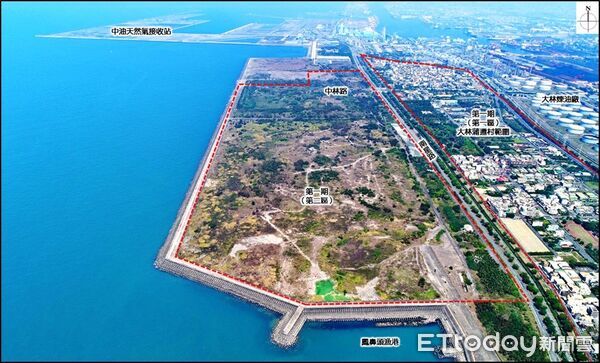 ▲▼新材料循環產業園區現況空拍圖。（圖／記者吳世龍翻攝）