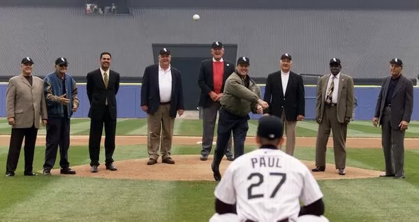 ▲Wilbur Wood日前幫白襪開球。（圖／達志影像／美聯社）