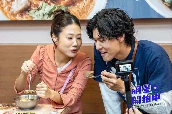 ▲金針菇(左)與風田日韓對抗。（圖／TVBS）