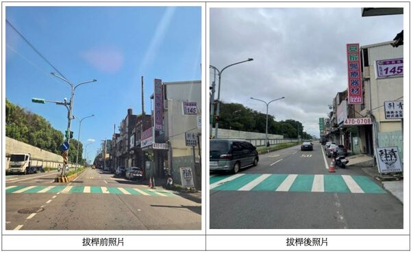 ▲「龍潭區中興路電纜地下化工程」完工。（圖／翻攝自桃園市政府工務局）