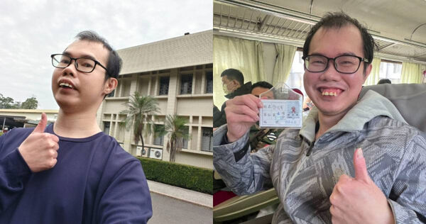 鄧佳華出獄後考街頭藝人證照。（圖／翻攝臉書／鄧佳華）