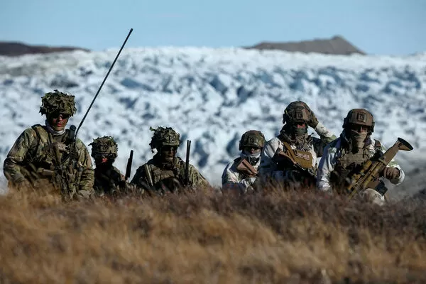 ▲▼丹麥士兵在格陵蘭參與聯合軍演。（圖／路透）