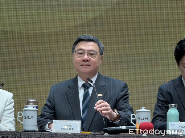 ▲▼行政院長卓榮泰召開說明台美對等關稅及相關談判成果記者會。（圖／記者陳家祥攝）