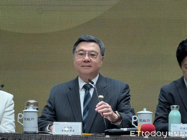 ▲▼行政院長卓榮泰召開說明台美對等關稅及相關談判成果記者會。（圖／記者陳家祥攝）