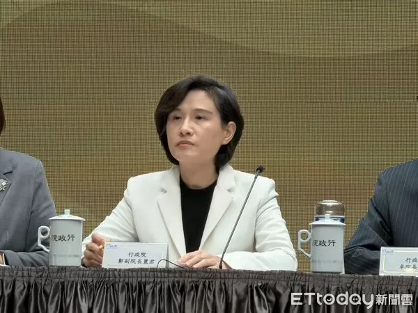 ▲▼ 行政院副院長鄭麗君出席說明台美對等關稅及相關談判成果記者會。（圖／記者陳家祥攝）