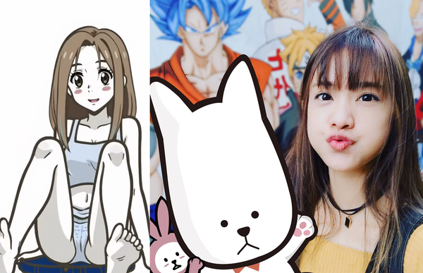 ▲▼百萬插畫家蓋彼突發「詭異動畫」　妞妞脫褲開腿讓粉絲不安。（圖／翻攝自臉書／蓋彼 Gabi SDK）