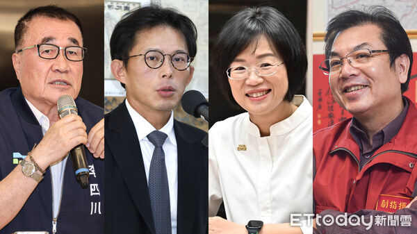 ▲▼李四川、黃國昌、蘇巧慧、劉和然。（合成圖／資料照）