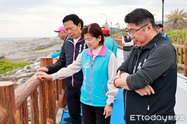 ▲▼吉安鄉「環鄉自行車道系統」，全長達32.5公里，是全國少見同時串連山海景觀的自行車路網。（圖／吉安鄉公所提供，下同）