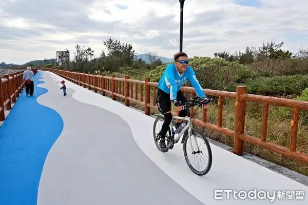 ▲▼吉安鄉「環鄉自行車道系統」，全長達32.5公里，是全國少見同時串連山海景觀的自行車路網。（圖／吉安鄉公所提供，下同）