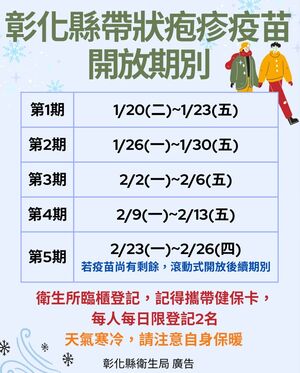 皮蛇疫苗搶翻！彰化首推自費省萬元　長者寒夜排隊擠爆衛生所